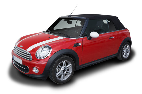 röd Mini Cooper 